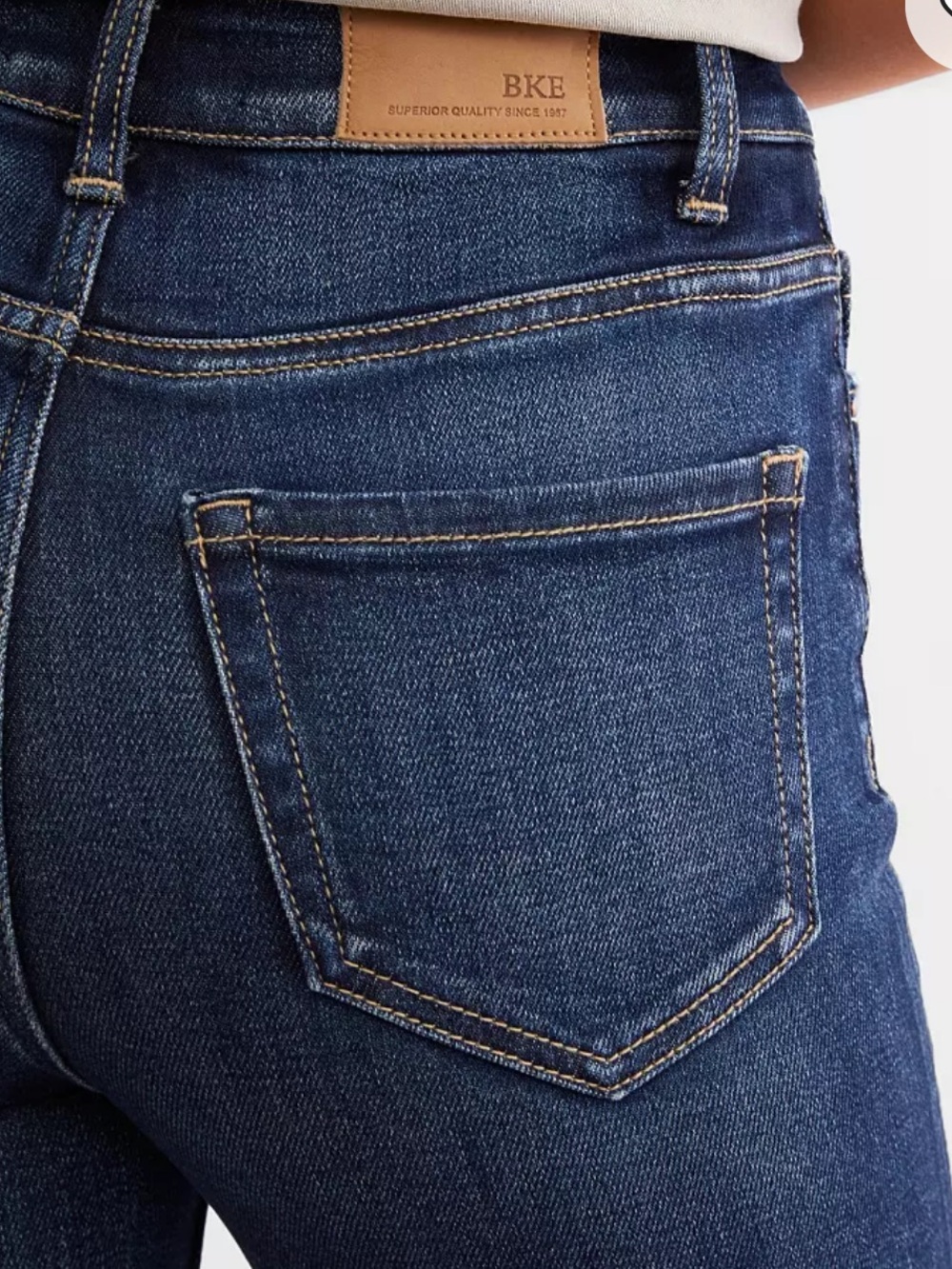 BKE Billie Cropped Straight Jeans Lovato Wash NWOT | Women’s 28x28 - Picture 2 of 6